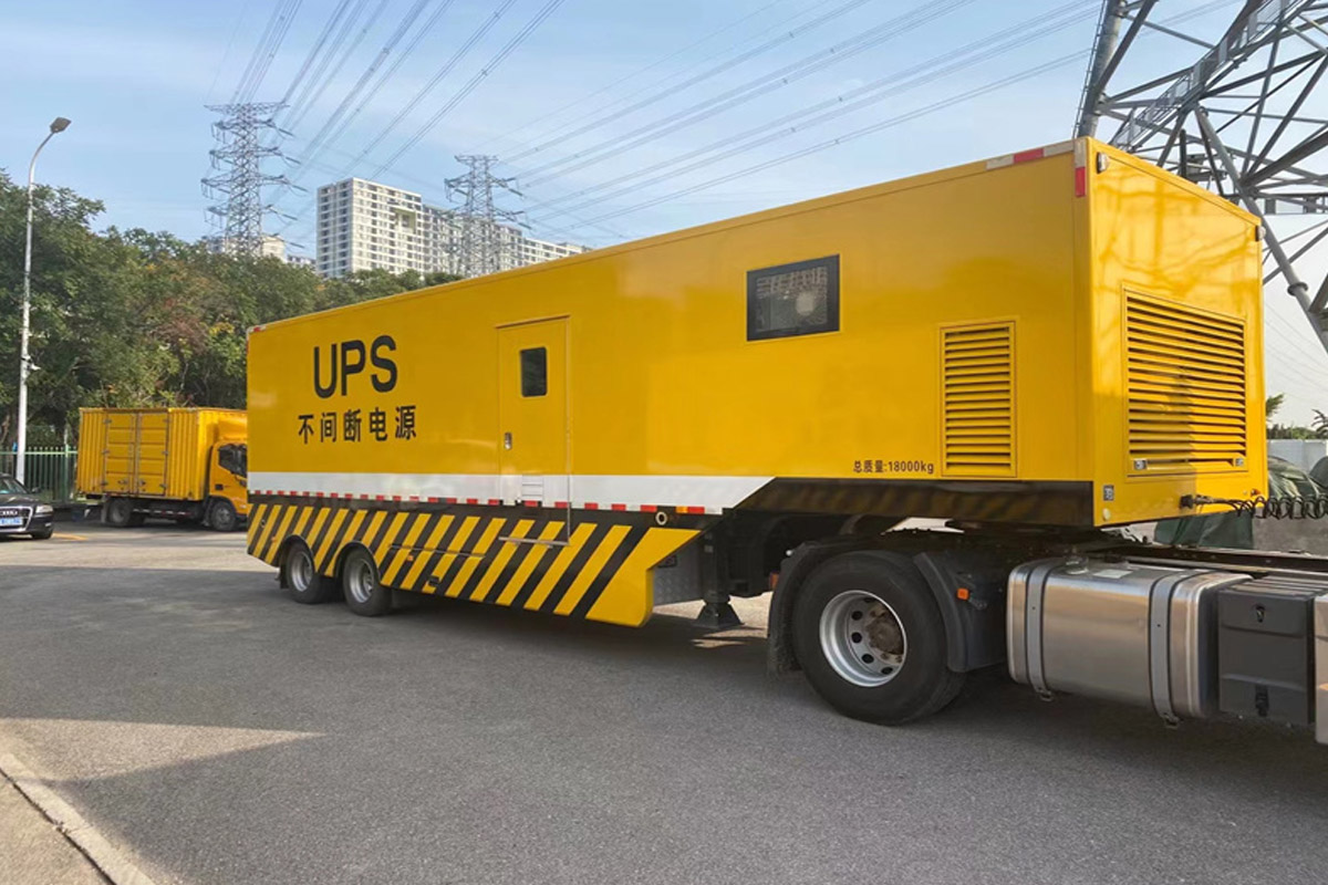 东丰发电机租赁施工现场
